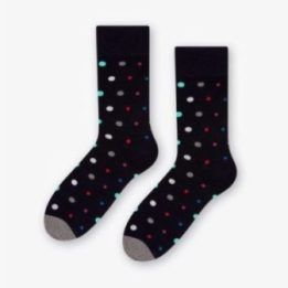 Kojinės Mix Dots 139-051 Tamsiai tamsiai mėlyna