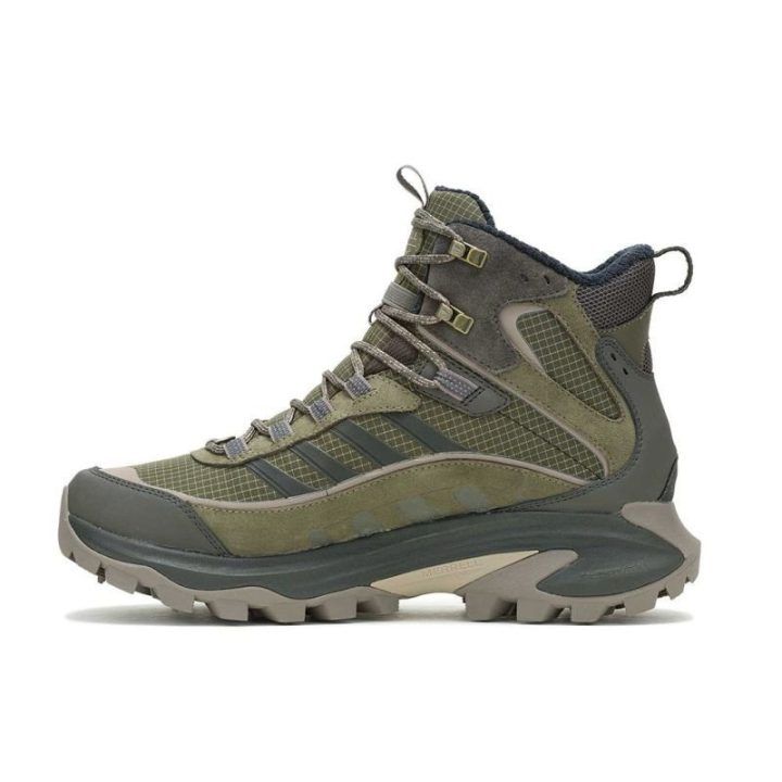 Vyriški aukšti turistiniai batai Merrell Moab Speed 2 Thermo Mid WP, juodi