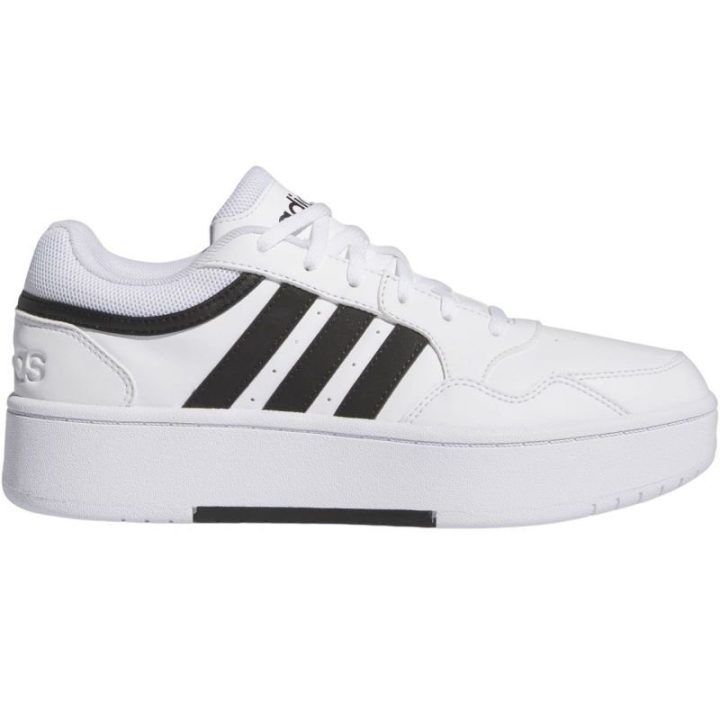 Moteriški laisvalaikio bateliai adidas Hoops 3.0 Bold, balti ir juodi