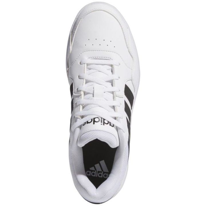 Moteriški laisvalaikio bateliai adidas Hoops 3.0 Bold, balti ir juodi