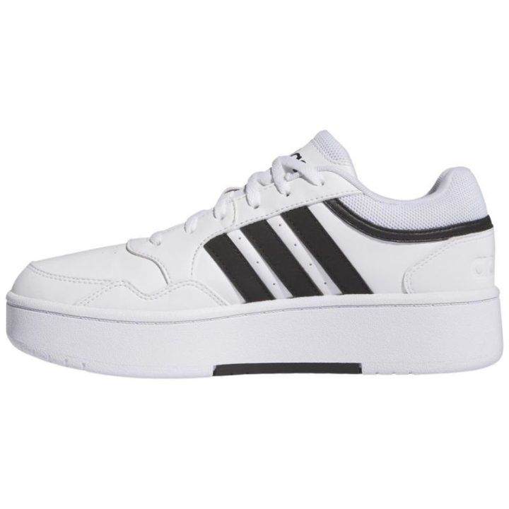 Moteriški laisvalaikio bateliai adidas Hoops 3.0 Bold, balti ir juodi