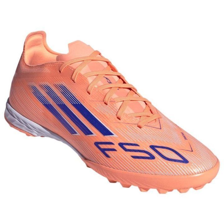 adidas F50 Pro TF futbolo bateliai, oranžiniai