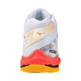 Mizuno Wave Voltage 2 MID batai, balti ir oranžiniai