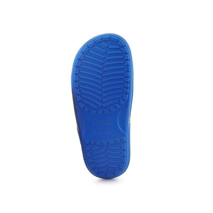 Crocs Classic Slide K Jr vaikiškos šlepetės, mėlynos