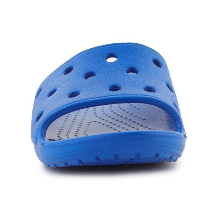 Crocs Classic Slide K Jr vaikiškos šlepetės, mėlynos