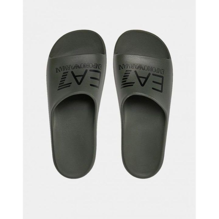 Vyriškos šlepetės EA7 Emporio Armani, žalios
