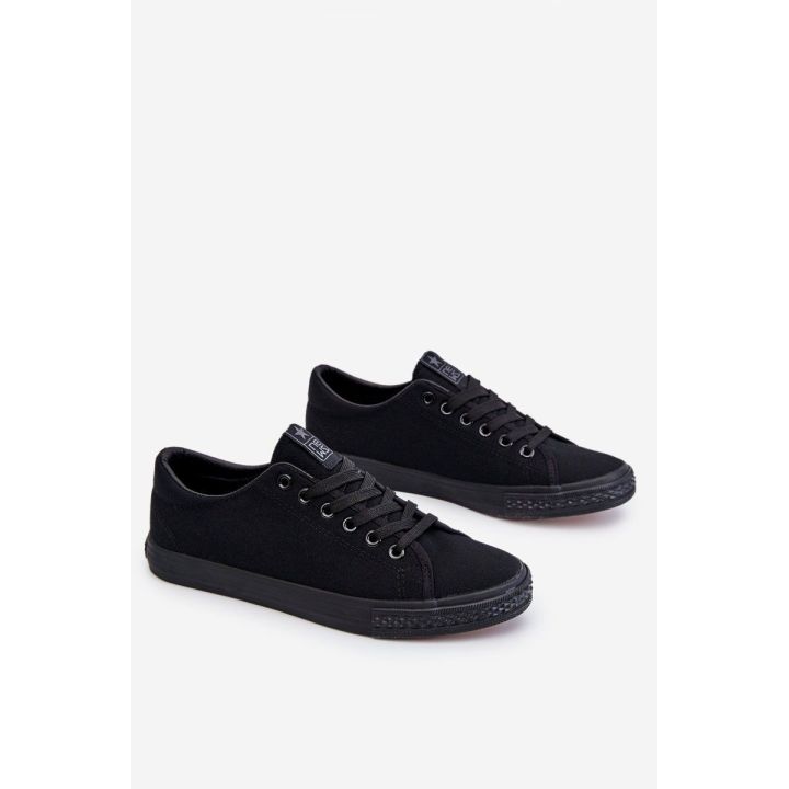 Moteriški klasikiniai sportbačiai juodi Eleya
