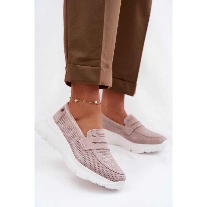Moteriški zomšiniai mokasinai Step in Style