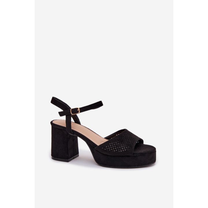 Moteriški sandalai su 8 cm kulnu 36–41