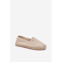 Šviesiai smėlio spalvos moteriškos espadrilės Wrangler su platforma