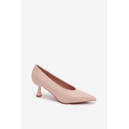 Aukštakulniai bateliai iš odos imitacijos Step in style