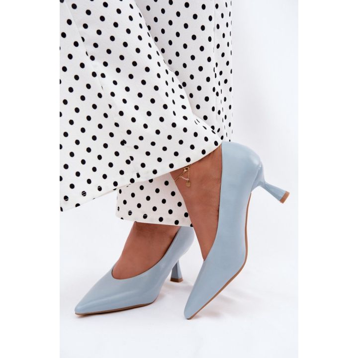 Aukštakulniai bateliai iš odos imitacijos Step in style