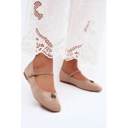 Balerinos iš zomšos imitacijos Step in style