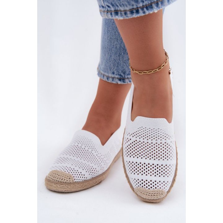 Ažūrinės tekstilinės espadrilės Step in style