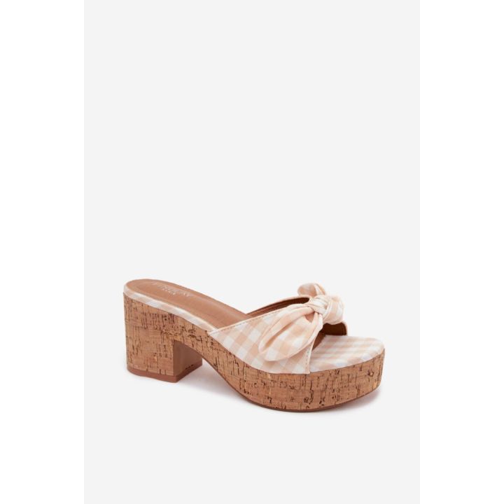 Basutės su kulnu ir platforma Step in style