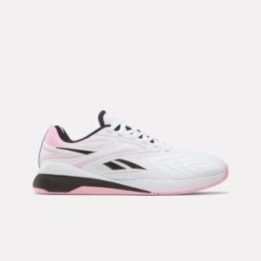 Moteriški sportbačiai Reebok NANO X5 EDGE, balti ir rožiniai