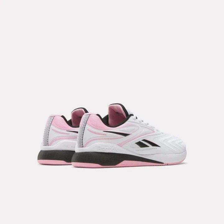 Moteriški sportbačiai Reebok NANO X5 EDGE, balti ir rožiniai
