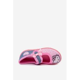Mergaitiškos balerinos su lipduku Hello Kitty, rožinės