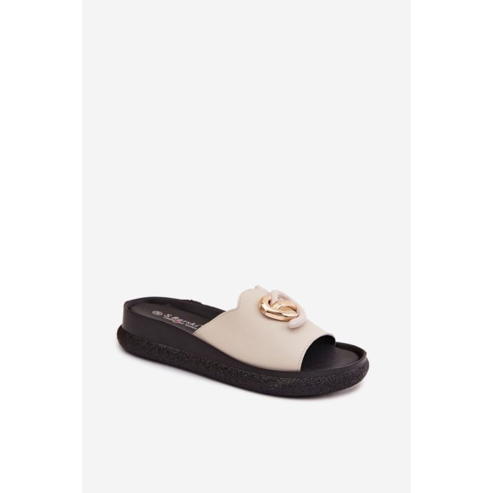 Aukštakulnės basutės su natūralios odos vidpadžiu Step in style