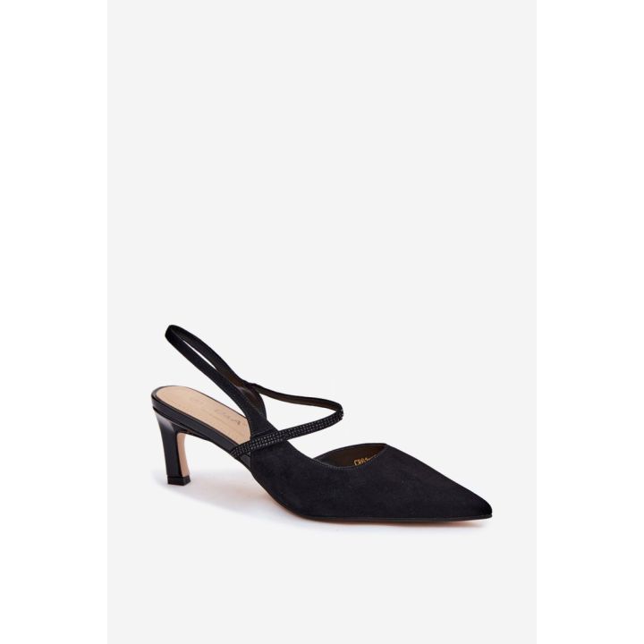 Aukštakulnės basutės su smailėjančia nosimi Step in style