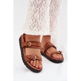 Basutės su dviem dirželiais ir sagtimis Step in style