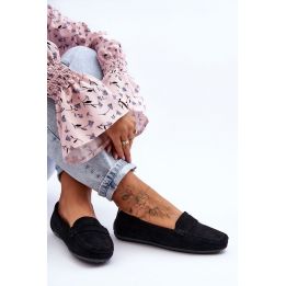 Juodi moteriški mokasinai Step in style