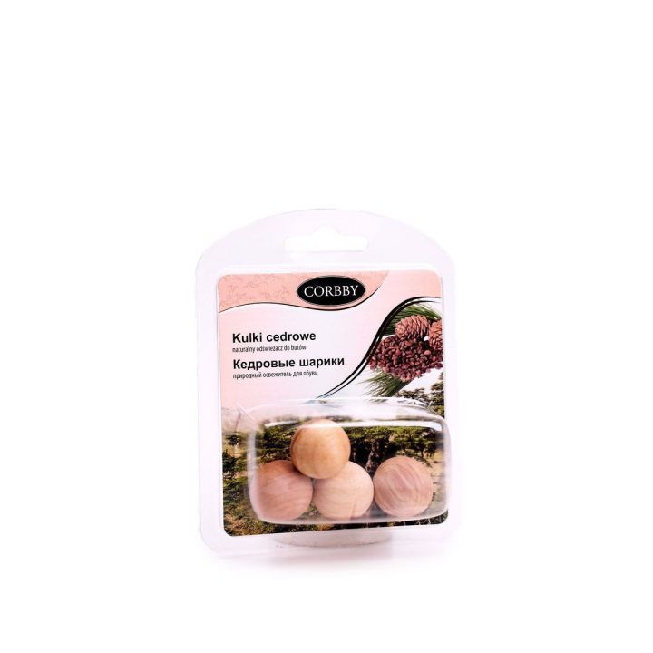 Cedar Balls batų gaiviklis, 4 vnt.