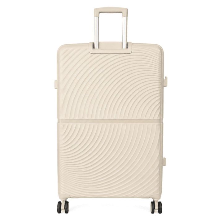 Smėlio spalvos PP lagaminas 31″ Solier