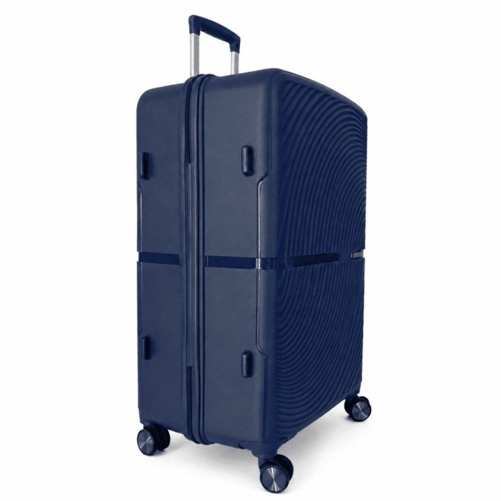 Tamsiai mėlynas PP lagaminas Solier Toride 31″