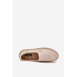 Moteriškos espadrilės su platforma Lee Cooper, smėlio spalvos