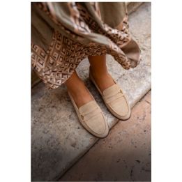 Smėlio spalvos mokasinai Step in style