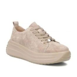 Moteriški smėlio spalvos sportbačiai ant platformos Filippo DP8339/26
