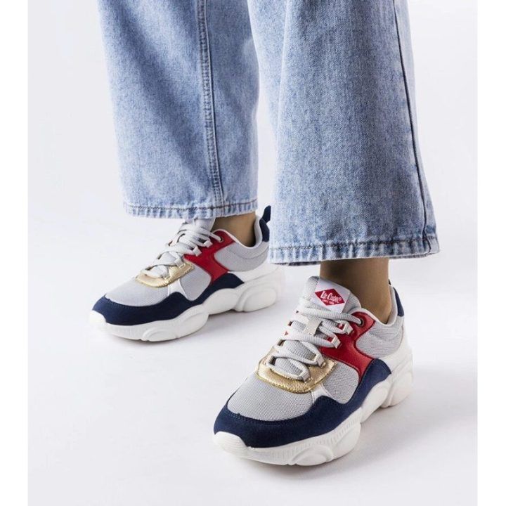 Moteriški pilki sportbačiai Lee Cooper