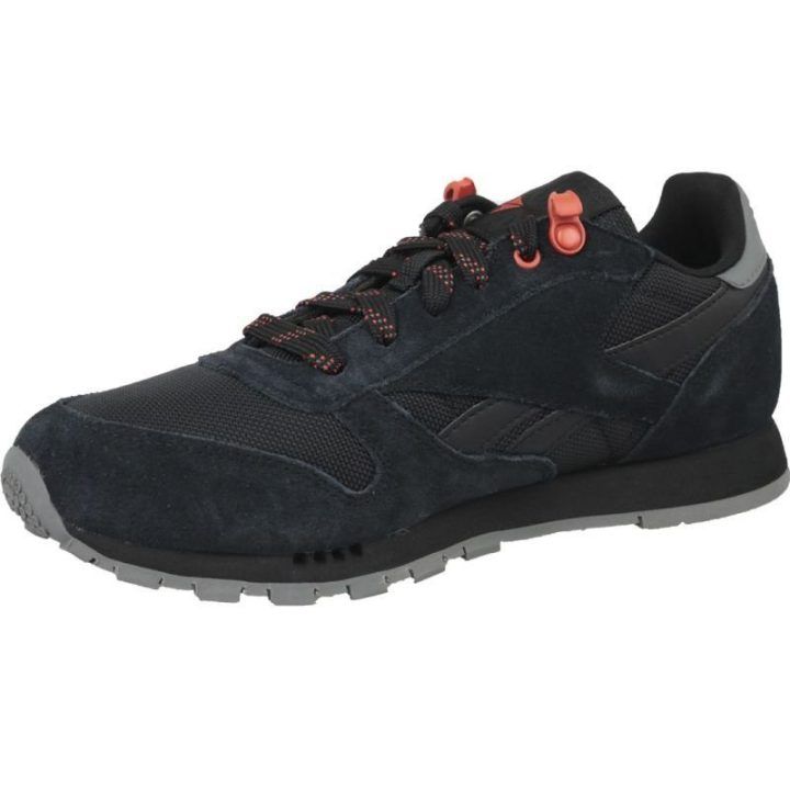 Vyriški laisvalaikio batai Reebok Classic Leather JR, juodi