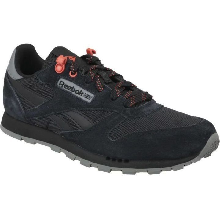 Vyriški laisvalaikio batai Reebok Classic Leather JR, juodi