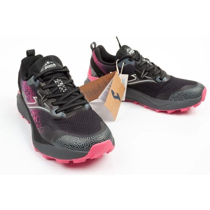 Moteriški trail bėgimo bateliai Joma Tundra Lady 26, juodi ir rožiniai