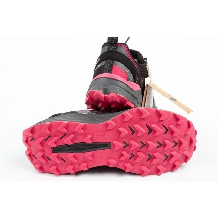 Moteriški trail bėgimo bateliai Joma Tundra Lady 26, juodi ir rožiniai