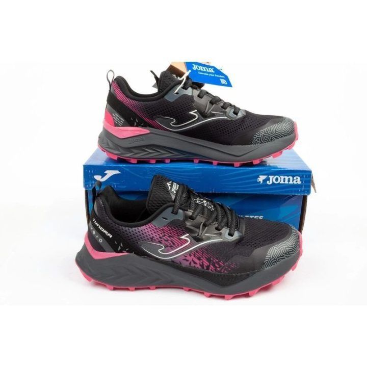 Moteriški trail bėgimo bateliai Joma Tundra Lady 26, juodi ir rožiniai