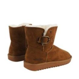 Moteriški auliniai batai Wrangler Elsa Buckle Mid, rudi