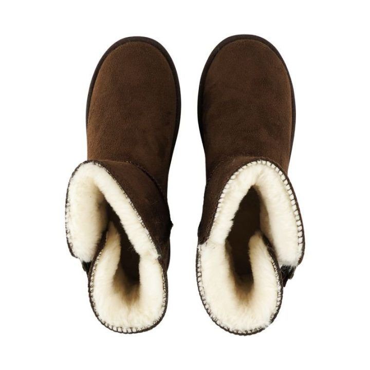 Moteriški auliniai batai Wrangler Elsa Buckle Mid, rudi