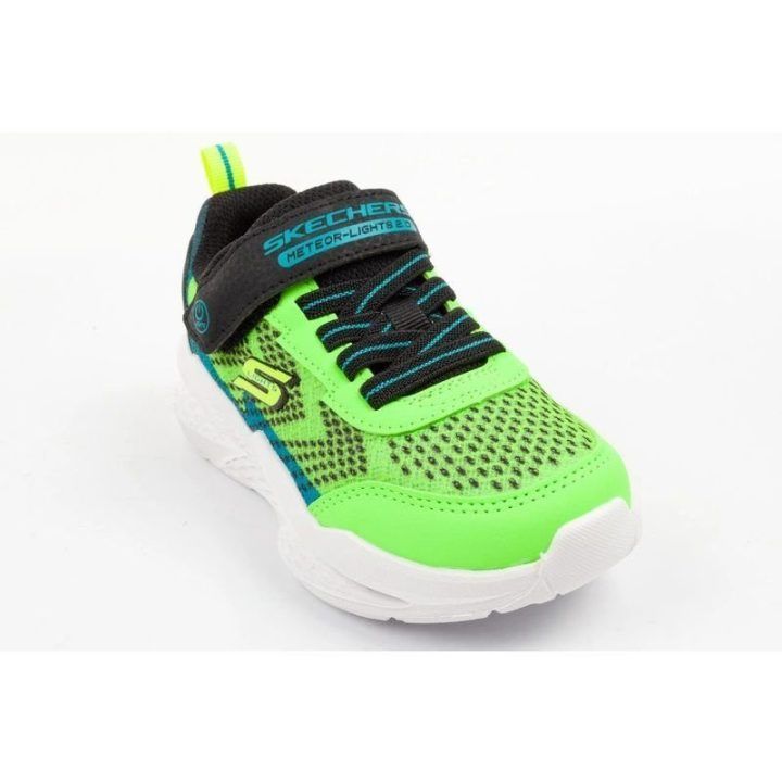 Vaikiški sportiniai bateliai Skechers Meteor-Lights LED, juodi