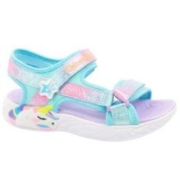 Vaikiškos basutės Skechers Unicorn Dreams su LED, rožinės