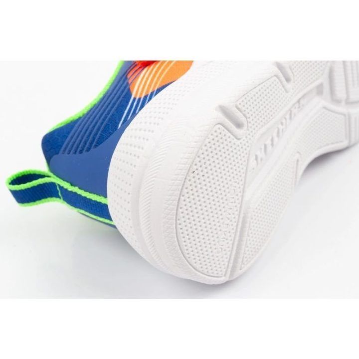 Vaikiški įsispiriami bateliai Skechers Microspec Advance, oranžiniai ir mėlyni