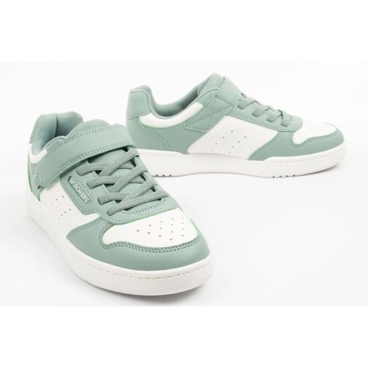 Vaikiški įsispiriami bateliai Skechers Quick Street, žalsvi