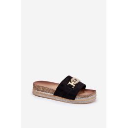 Juodos platforminės basutės Step in style