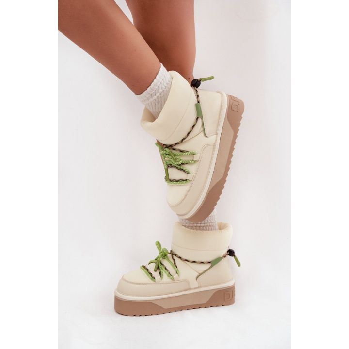 Smėlio spalvos moteriški aulinukai Step in style
