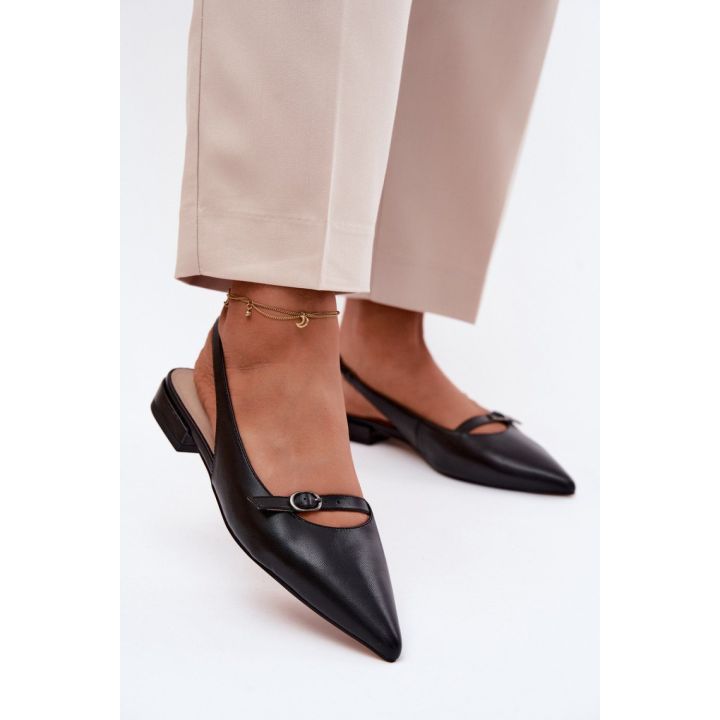 Juodos basutės su kulnu Step in style