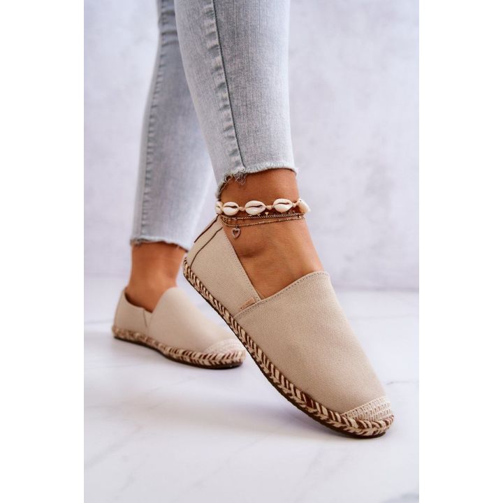 Moteriškos espadrilės Big Star, smėlio spalvos