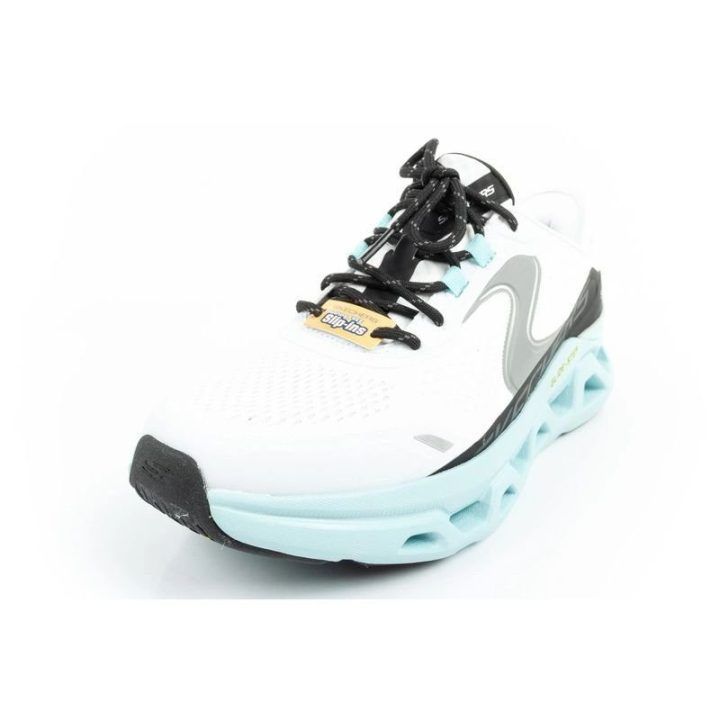 Skechers Glide-Step Altus Slip-Ins batai, balti su mėlynu padu