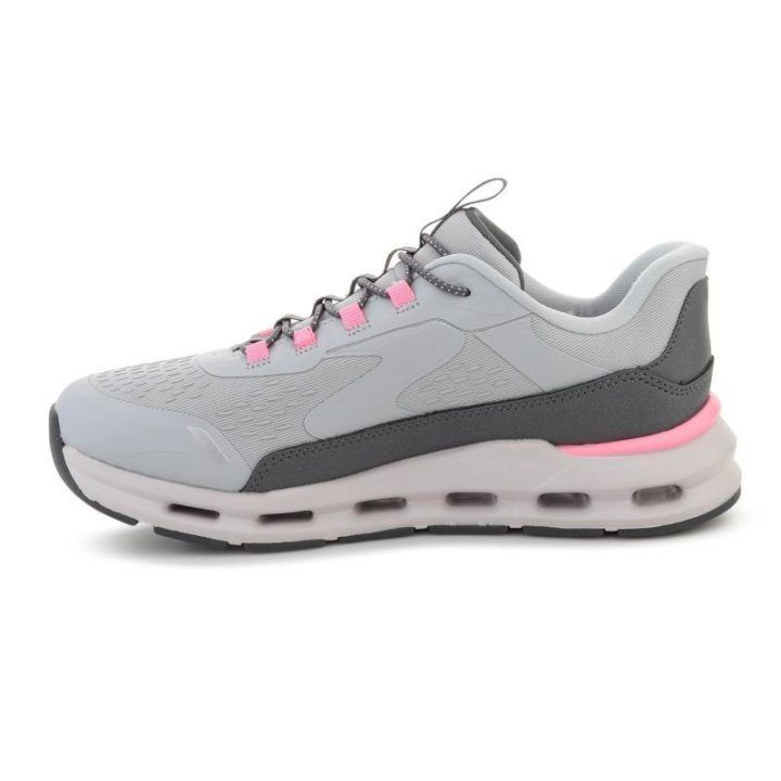 Skechers Slip-ins Glide-Step Vista Lane vaikiški bateliai, pilkai rožiniai